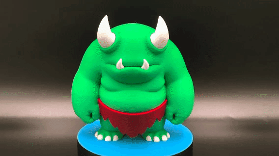 Eyeless Ogre - Fantasy Monster Figure 3d model