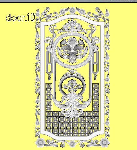 Modern CNC Door Collection Vol.01 3d model