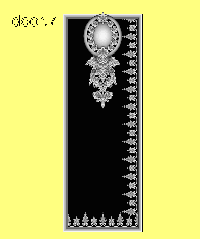 Modern CNC Door Collection Vol.01 3d model