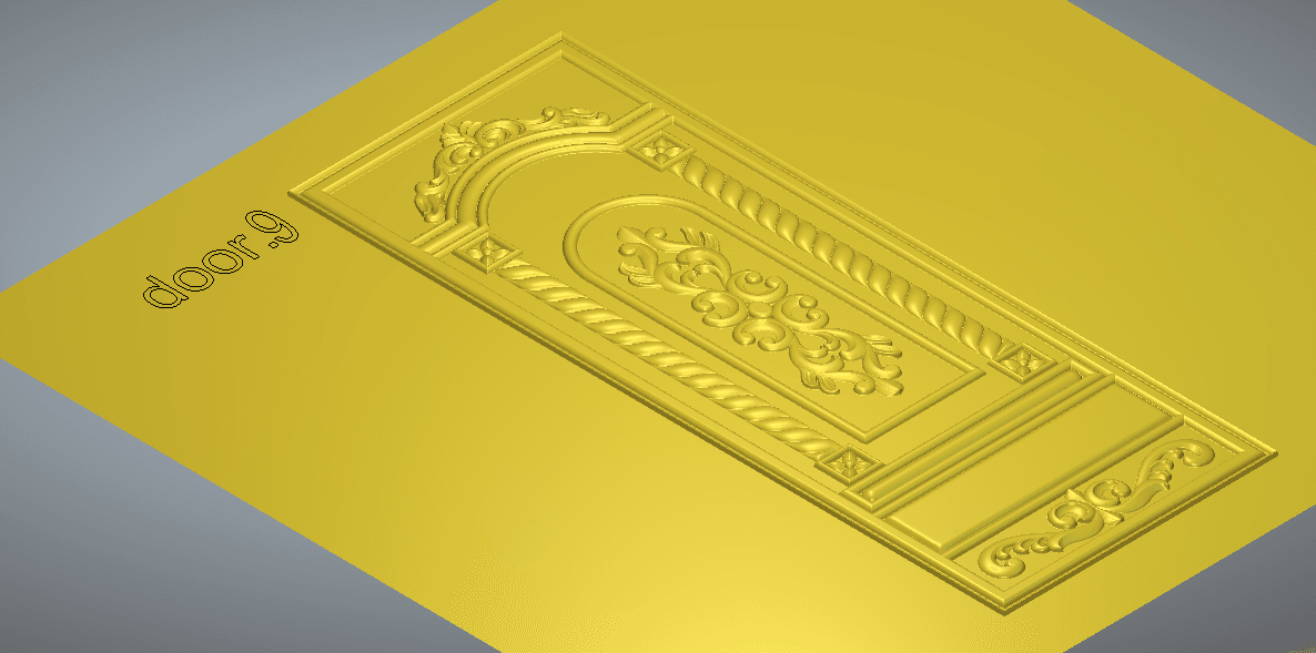 Modern CNC Door Collection Vol.01 3d model