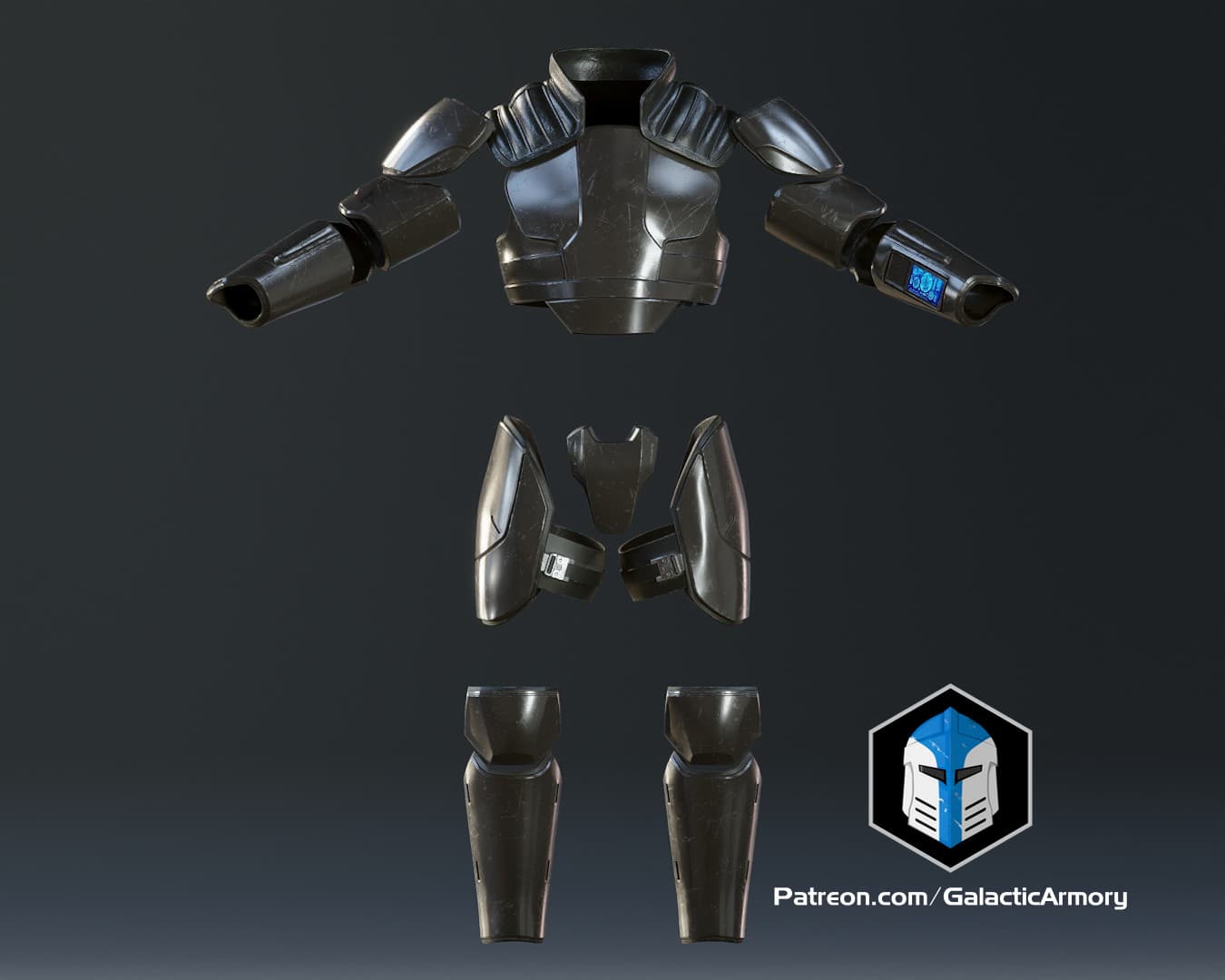 HD2 Armor - Exterminator - 3D Print Files 3d model