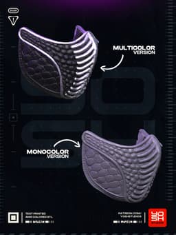 MK Bi-Han Mask 3D Printer STL file 3d model