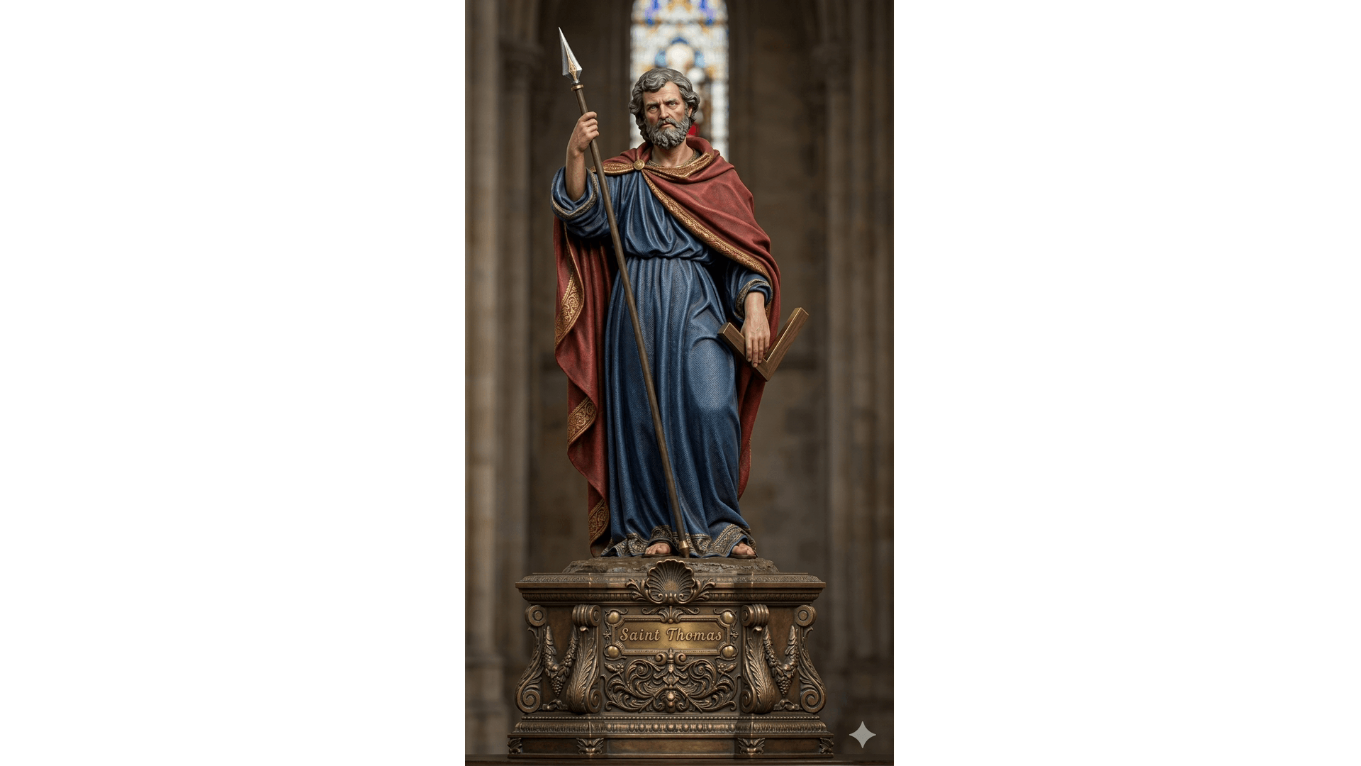 Saint Thomas 3D Scanning STL Printable 3d model