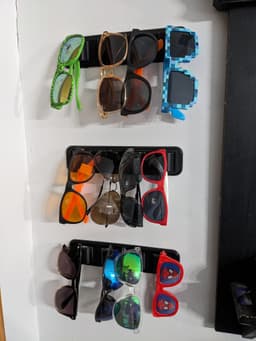 Sunglasses holder 4x 3d model