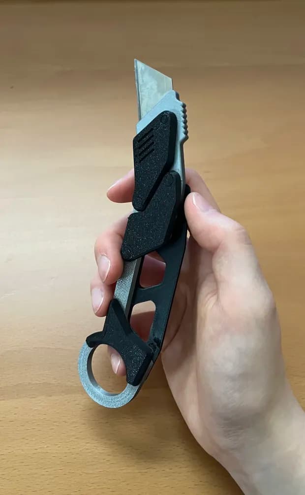 Folding Utility Knife 3d model