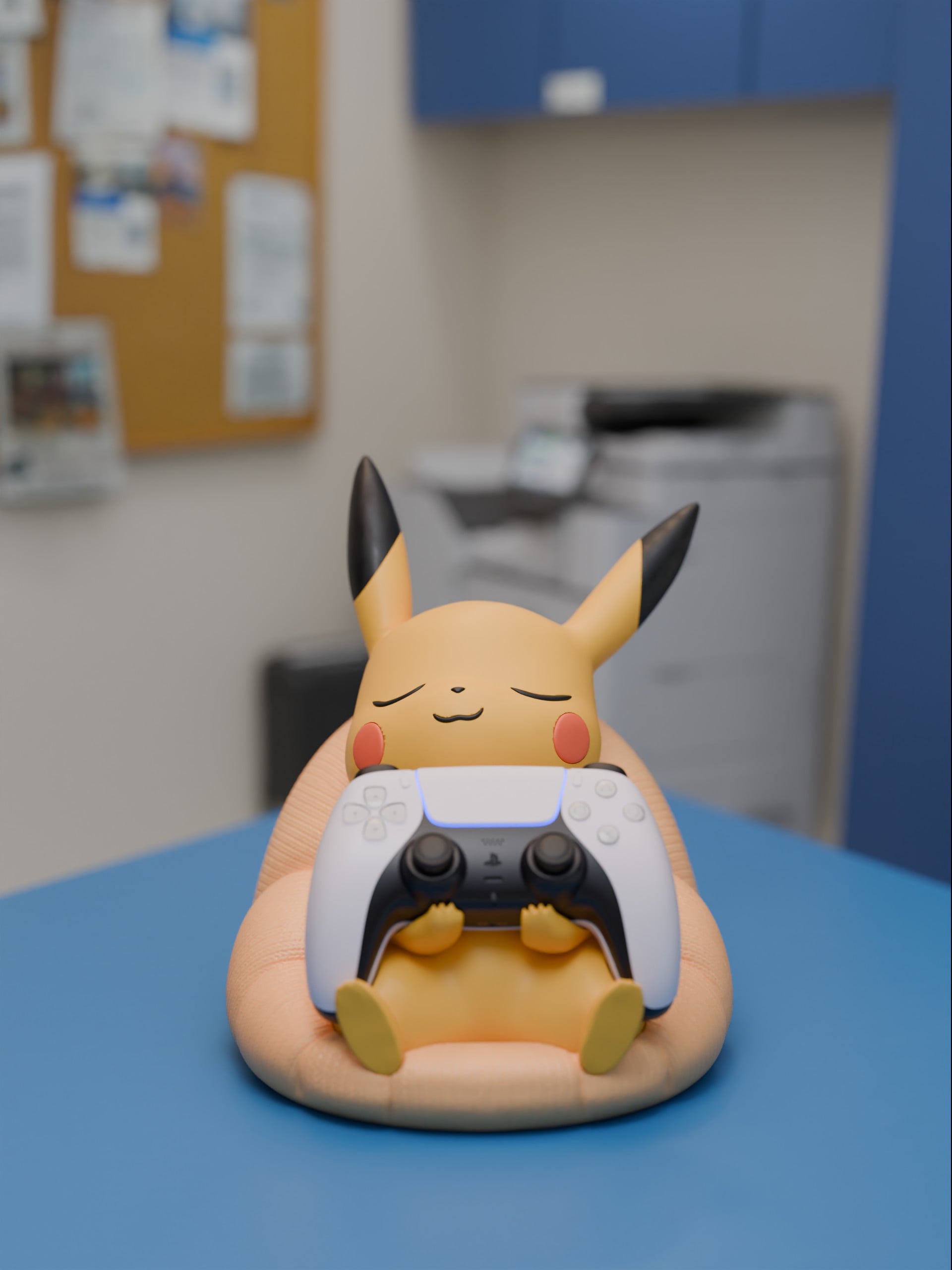 Pikachu Controller Stand - Xbox and PS5 Size 3d model