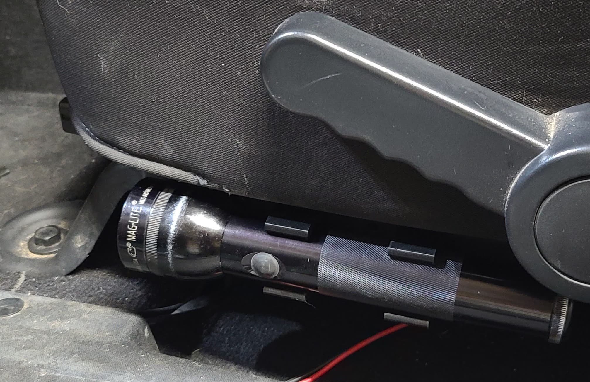 D-Cell Maglite Mount Jeep JK 3d model