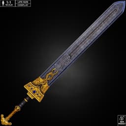 BLAIDD ROYAL GREATSWORD life size cosplay prop 175 cm - Elden Ring Fan Art 3d model