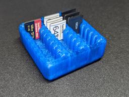 Gridfinity MicroSD holder