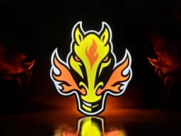 Calgary Flames Blasty LED Lamp 3d model