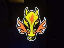 Calgary Flames Blasty LED Lamp 3d model