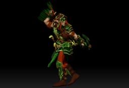 Ebon_Greyleaf-Elf-Ranger 3d model