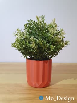 Pot géometrique 3d model