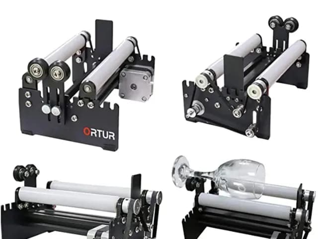 Ortur Accessory - Rotary Roller holder 3d model