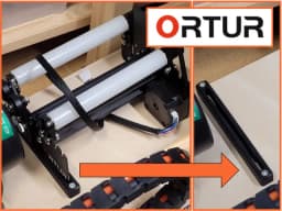 Ortur Accessory - Rotary Roller holder 3d model