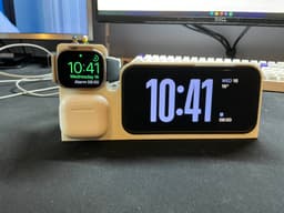 iPhone 15 Pro, Apple Watch Ultra and Airpods 4 Magsafe Charging Dock 3d model