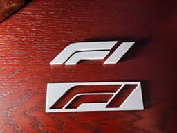 F1 Logo and Stencil 3d model