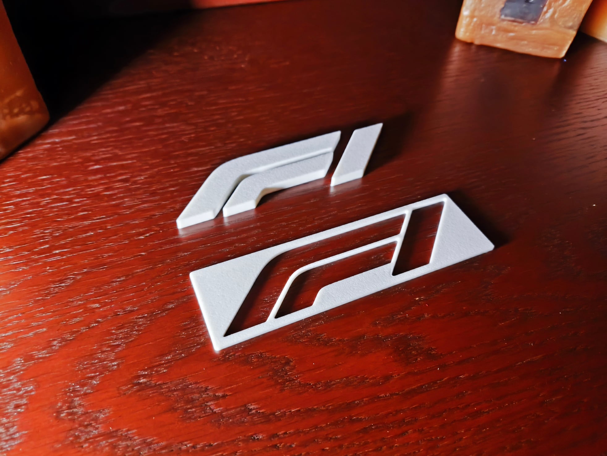 F1 Logo and Stencil 3d model