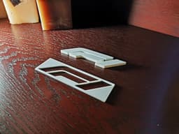 F1 Logo and Stencil 3d model