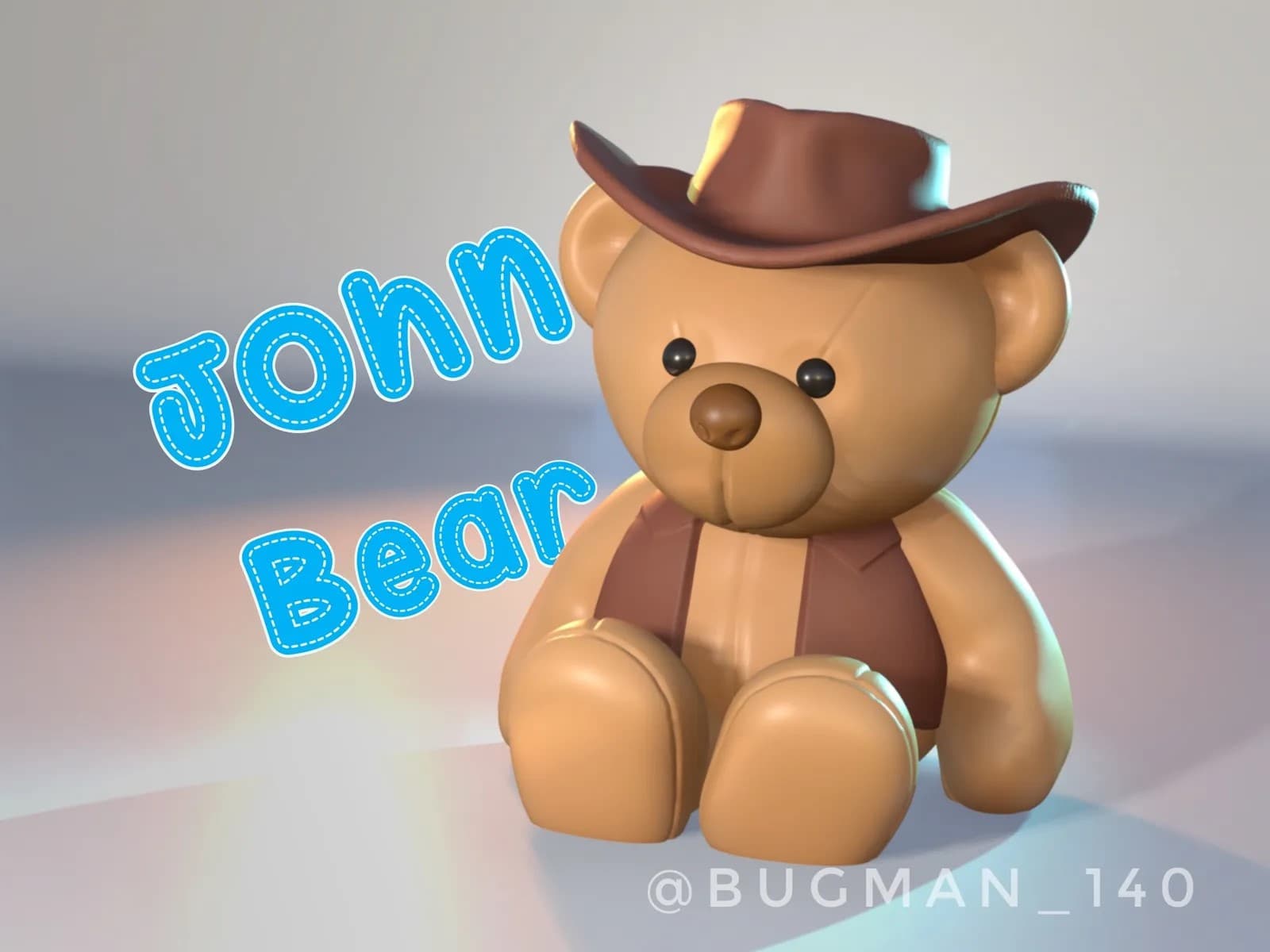 John Bear 3d model