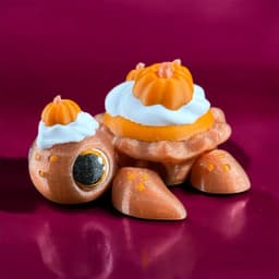 Pumpkin Pie Baby Turtle 3d model
