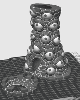 The Eye-full dice tower 3d model