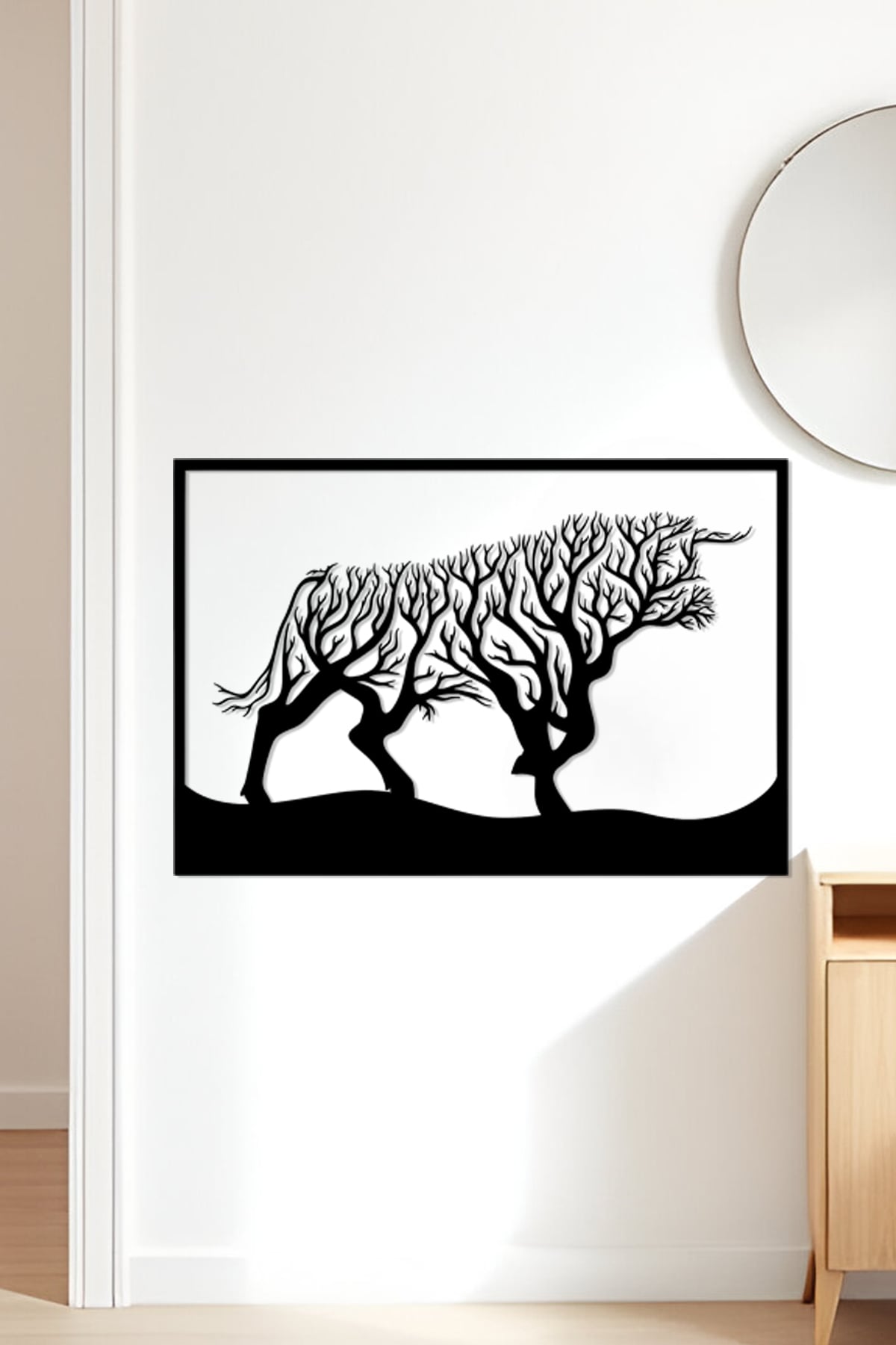 Bull Wall Art, Wall Decor, Home Decor 3d model