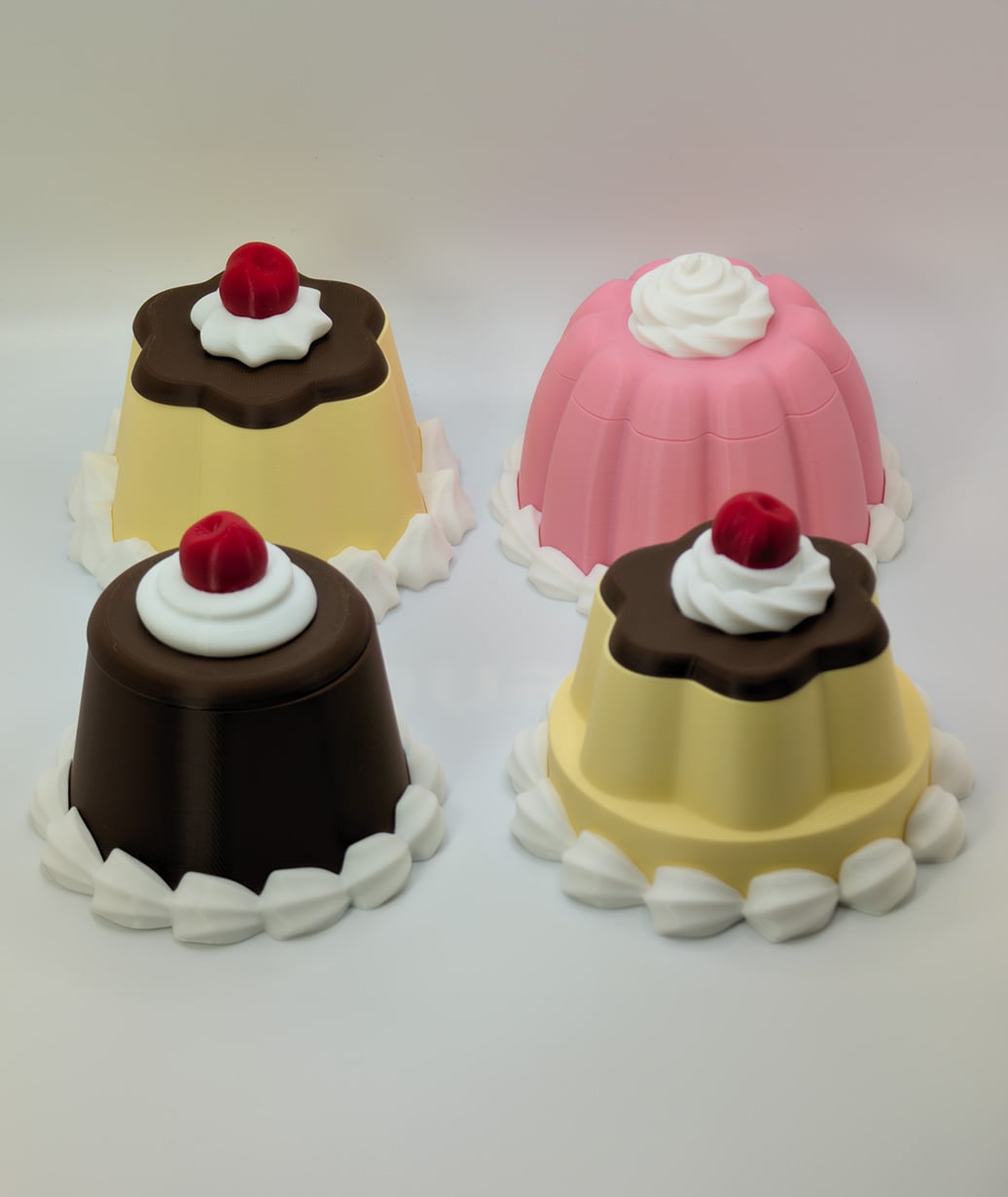 Flan Jars! 3d model