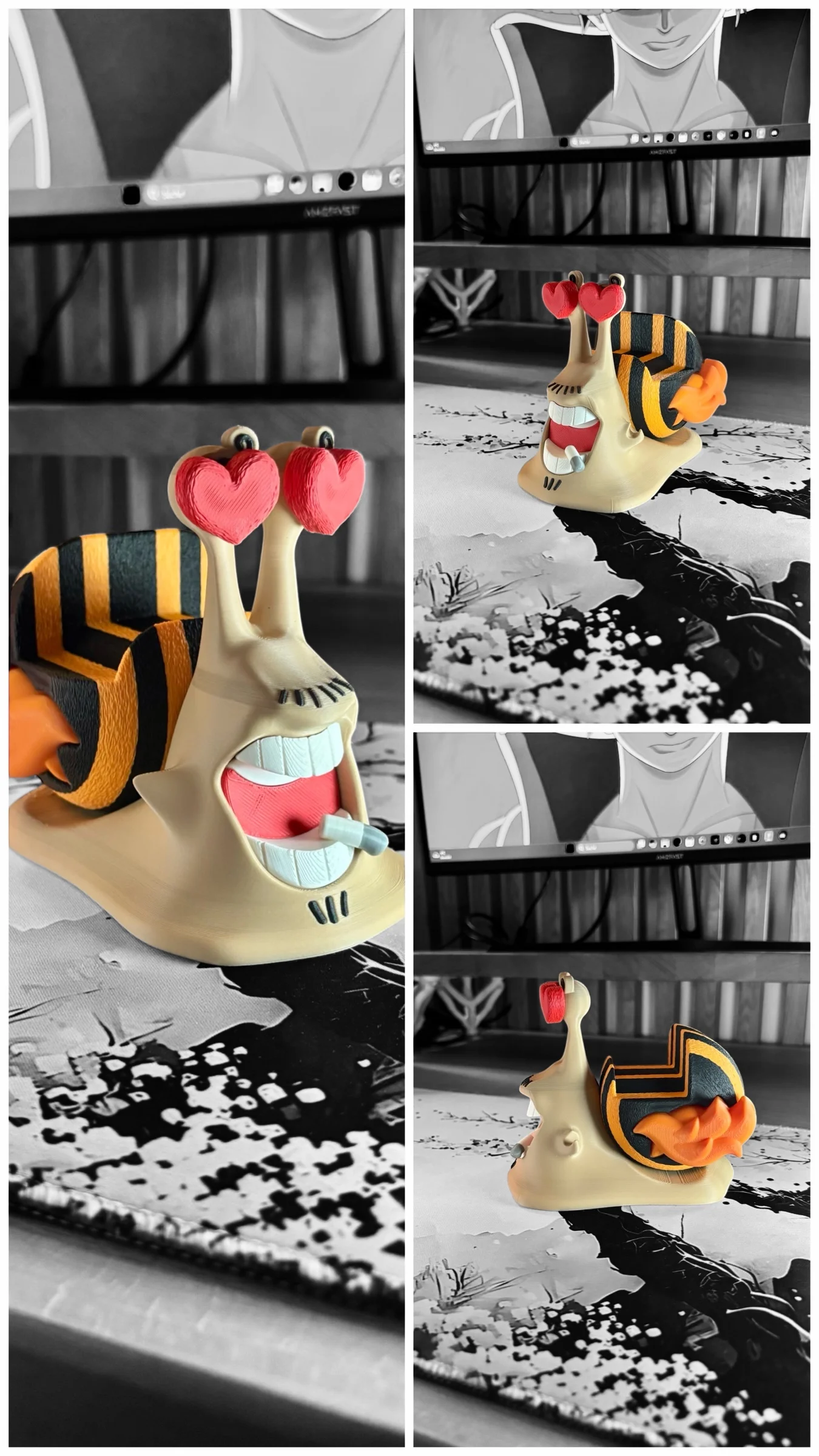 Anime Based Phone Snail - Universal Controller Stand 3d model