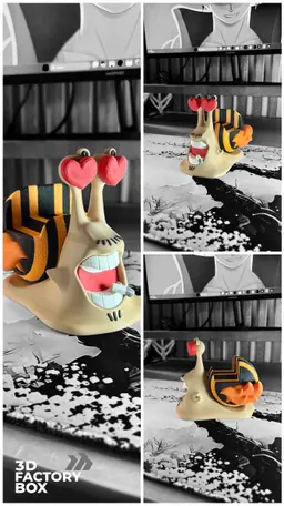 Anime Based Phone Snail - Universal Controller Stand 3d model