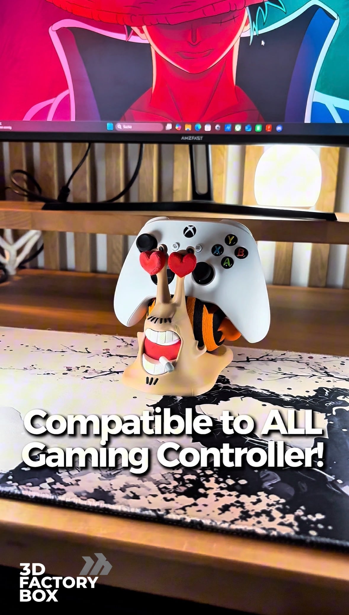 Anime Based Phone Snail - Universal Controller Stand 3d model