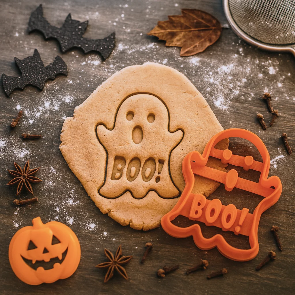 Halloween Ghost Cookie Cutter, Halloween Surprise & Gift, Halloween Party Accessories 3d model