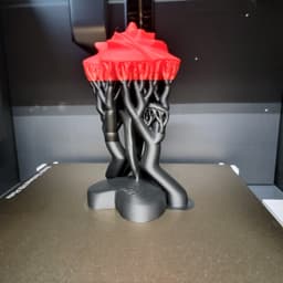 Rose with hummingbirds 3d model
