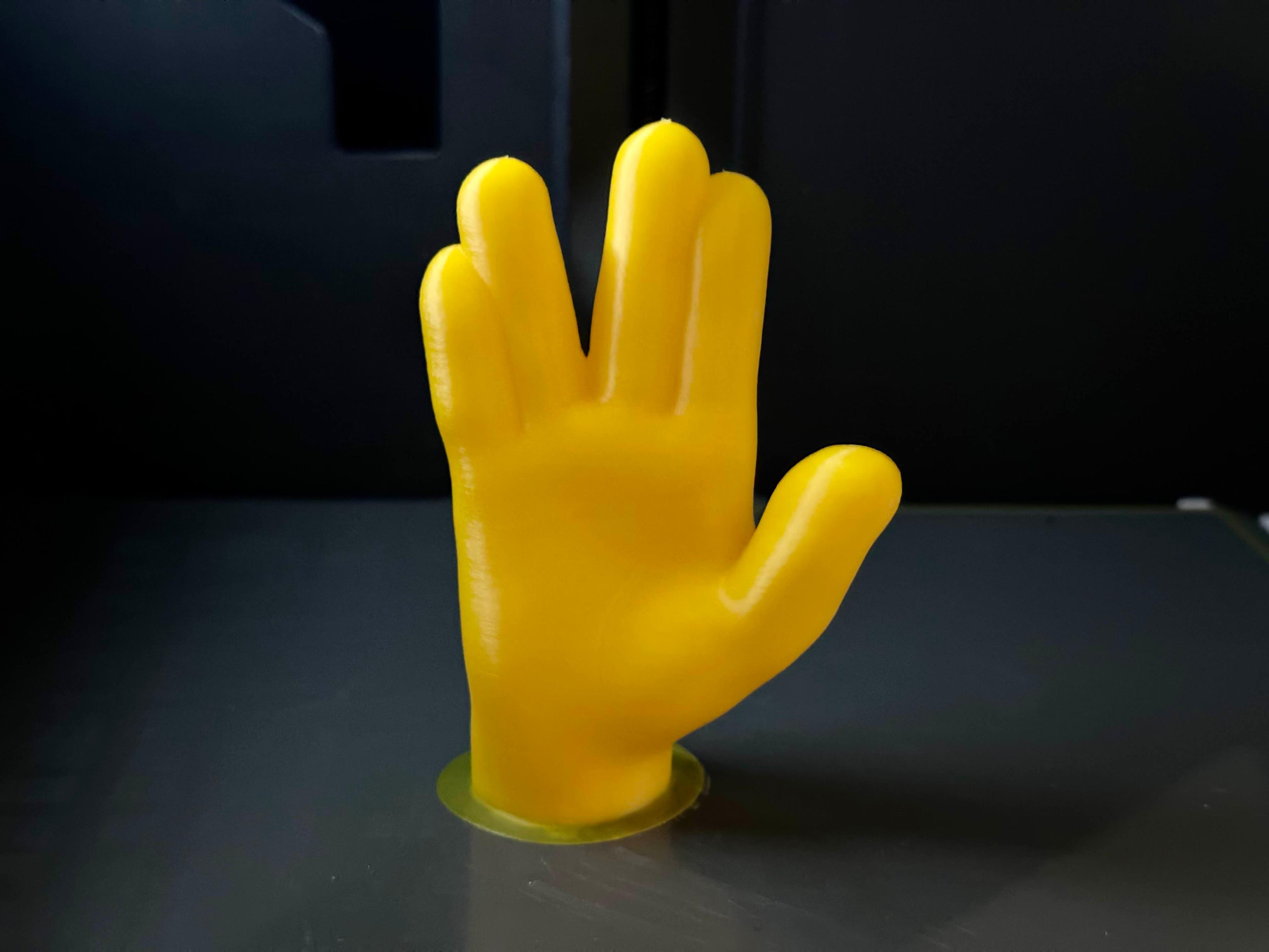 EMOJI HAND 🖖 VULCAN SALUTE 3d model