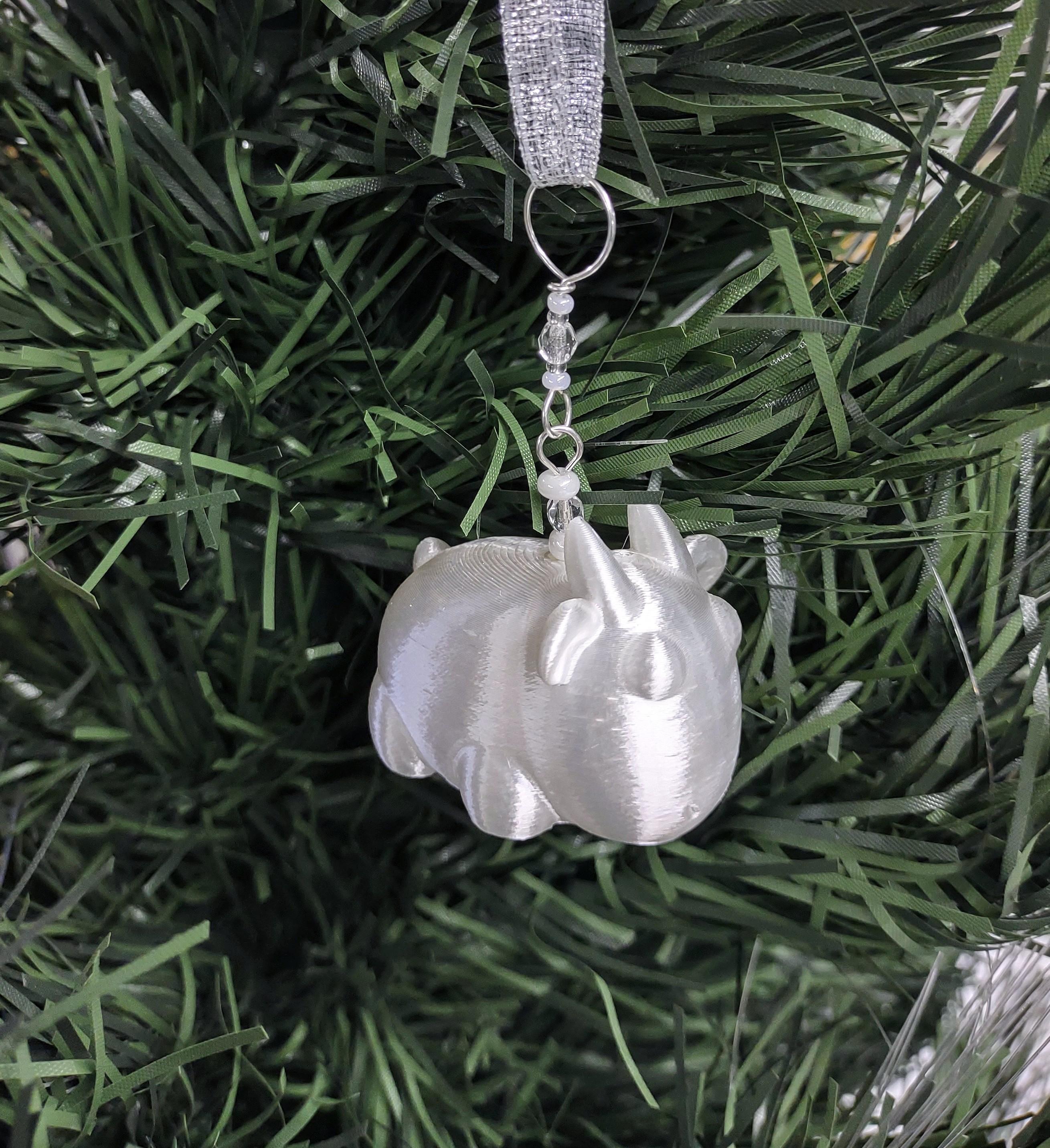 Goat Christmas Ornament 3d model
