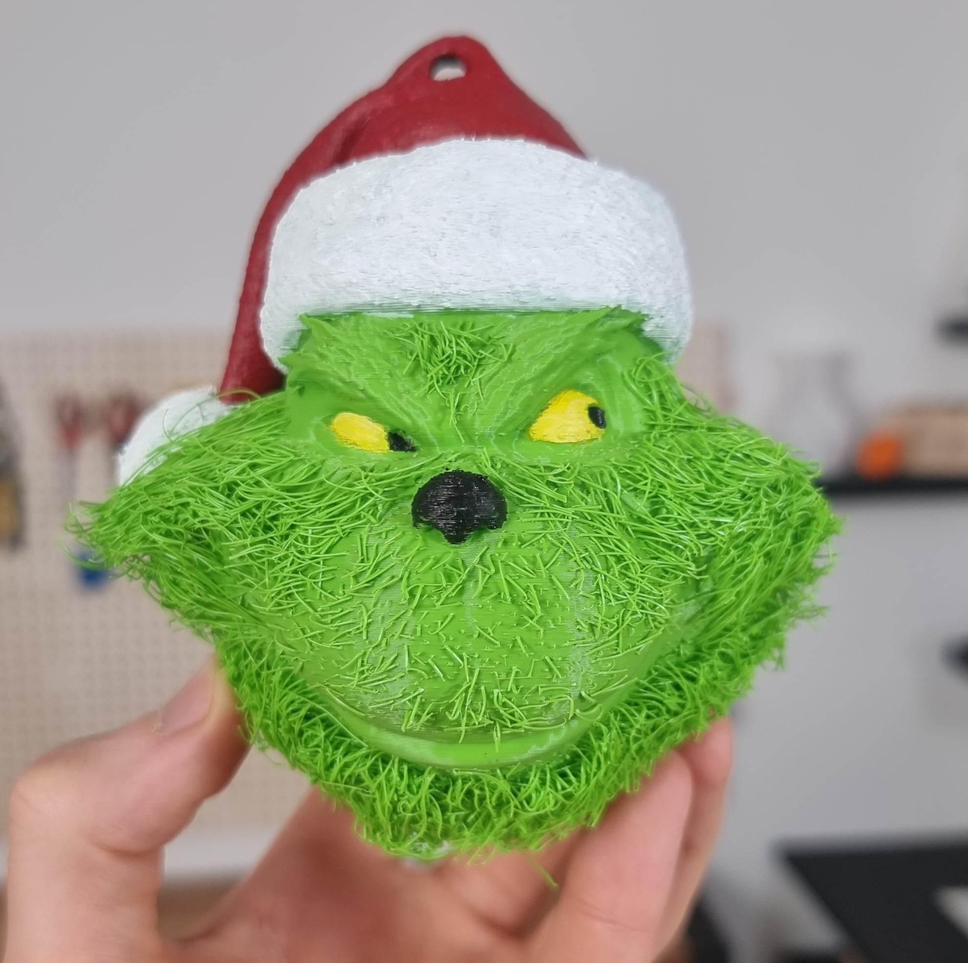 Hairy Grinch Bauble 3d model