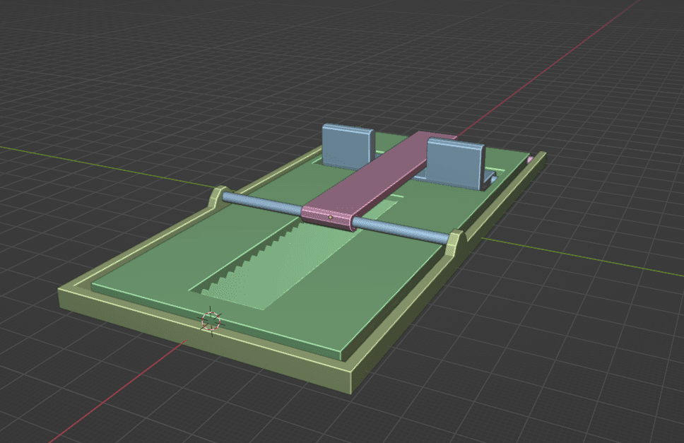 slim phone holder 3d model