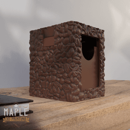 Snap Shut Deck Box - Coffee Beans 3d model