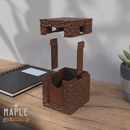 Snap Shut Deck Box - Coffee Beans 3d model