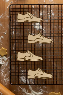 Shoe Cookie Cutter, Biscuit Cutter 3d model