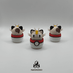Meowth Clicker 3d model
