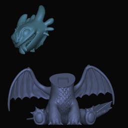 Toothless_cute baby Night Fury 3d model