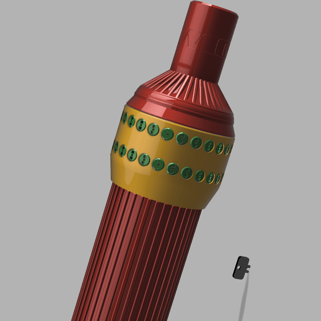 V2 Annoying Wine Bottle, now more "annoying", 50 each unique bolts 3d model