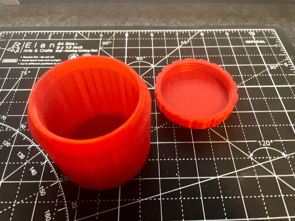 NEW Deeper Stash Jar - Prints like a charm on Bambu Labs X1C. I used the stock generic PLA settings on a Cool Plate in Bambu Studio with the exception that I turned the brim off. - 3d model