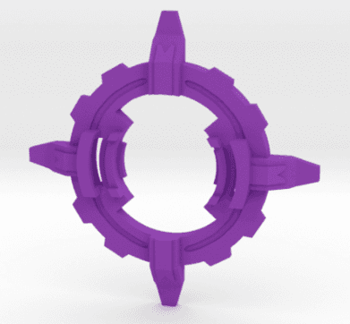 BEYBLADE MAKENDO | ATTACK RING | ANIME SERIES 3d model