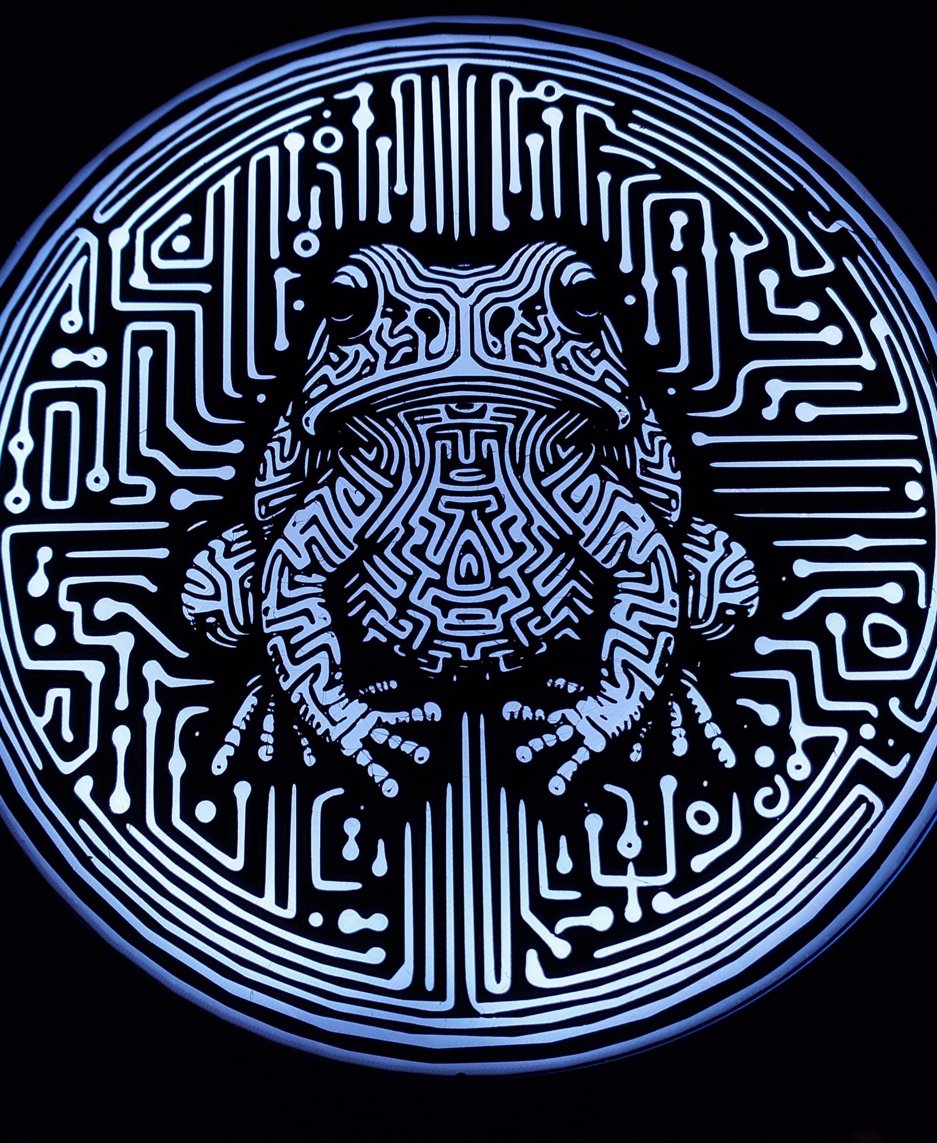 Toad Circuitry Medallion 3d model