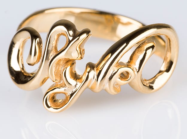 Ring Size 7 Style Ring 3d model