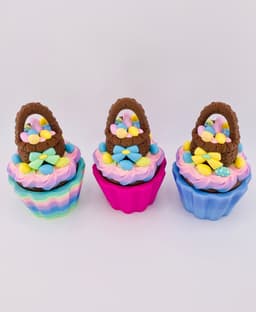 Cupcake Container -Easter Basket 3d model