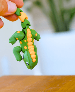 Icky Iguana - Articulated fidget Iguana 3d model