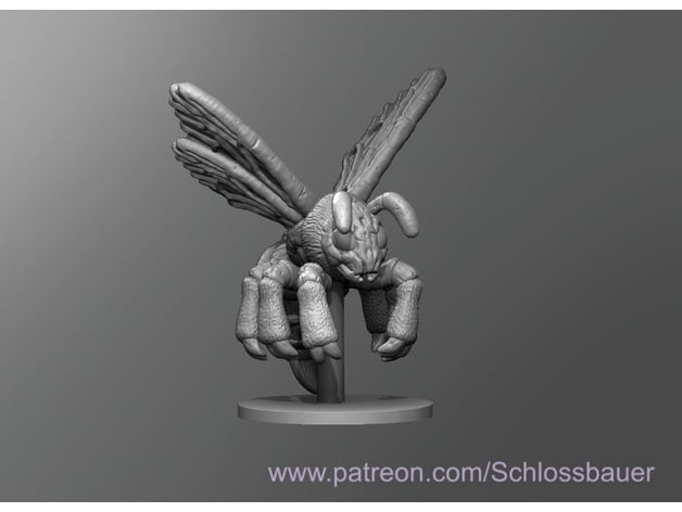 Skeleton Bee 3d model